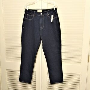 Pac Sun Mom Jean Krissy Wash NEW Size 30 Dark Blue Denim